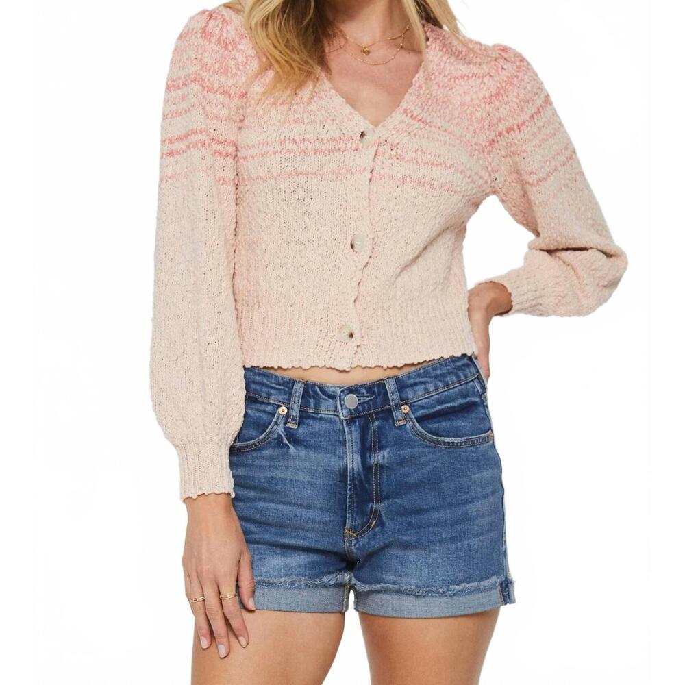 NEW ANOTHER LOVE nadira cardigan in rose quartz